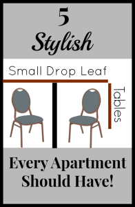 Small Drop Leaf Tables for Small Homes